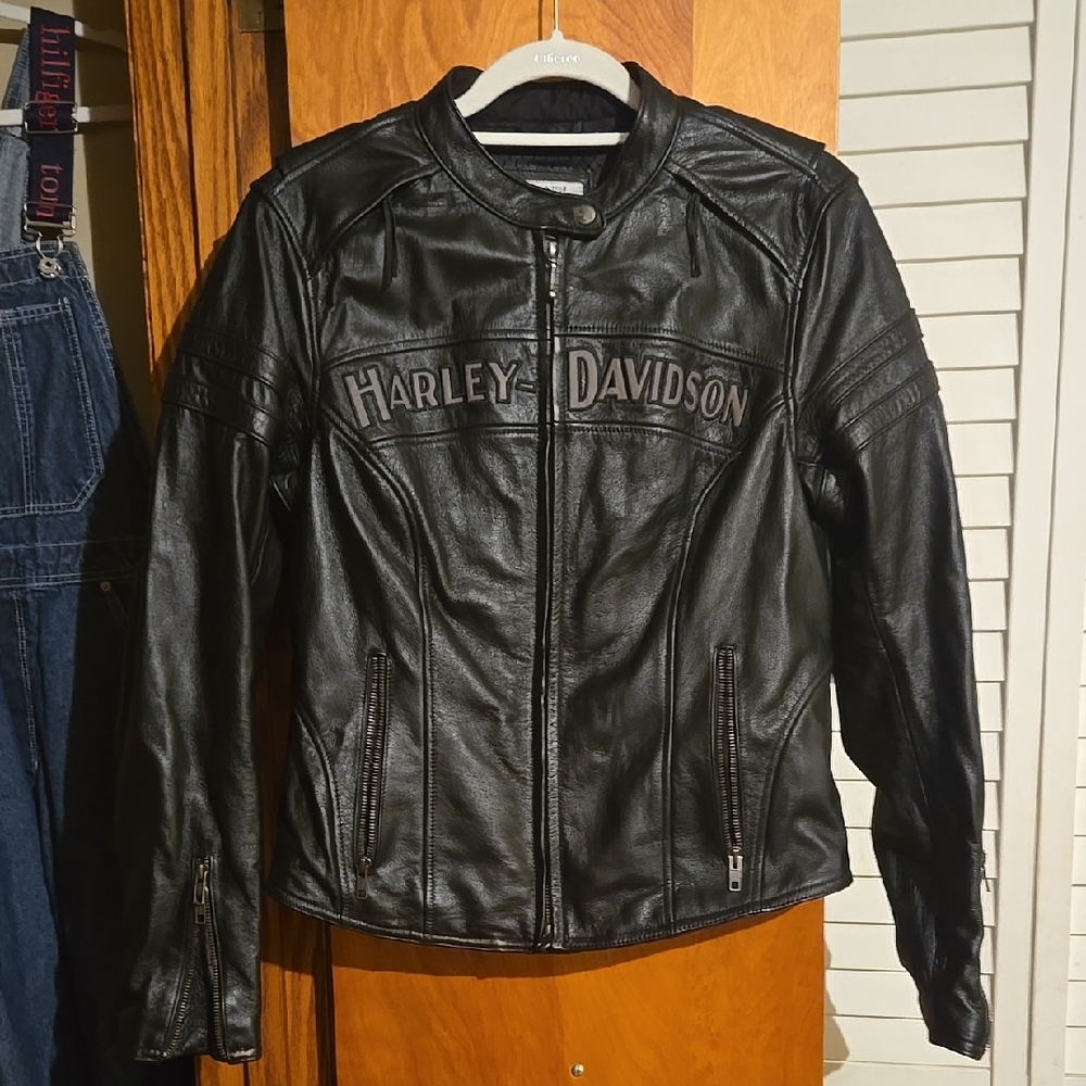 Harley-Davidson Black Leather Riding Jacket